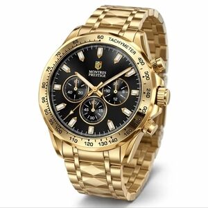 Montres Prestige Men's Watch - 44mm, Gold
